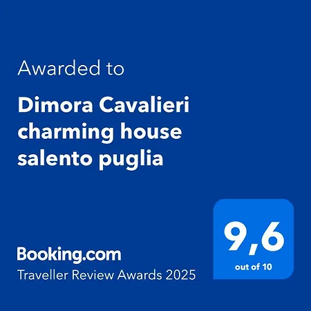 בית נופש Dimora Cavalieri Charming House Salento Puglia *